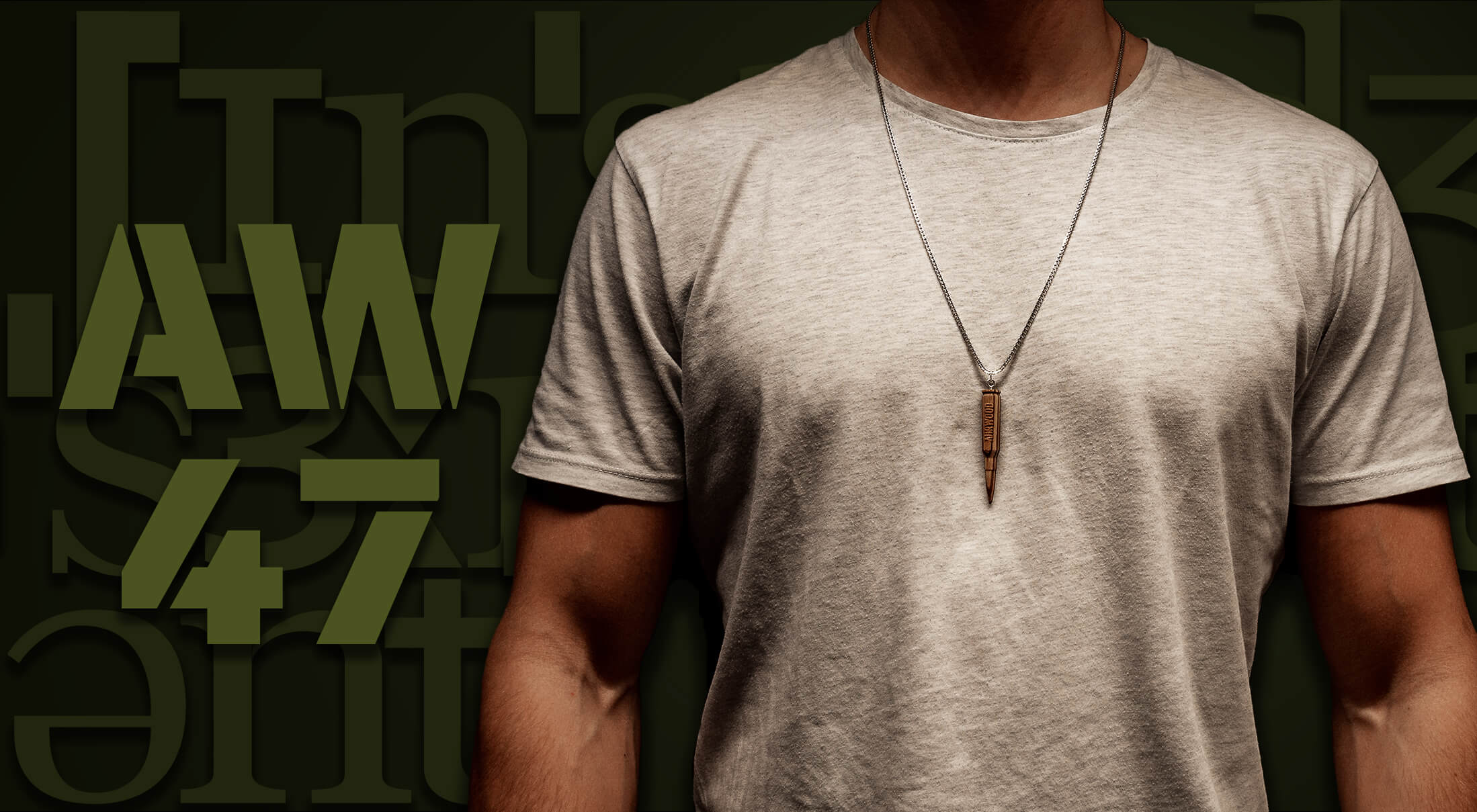 High-quality hardwood necklace "AW47" - by Ahrwood